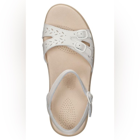 SAS Duo Quarter Strap Sandal in White size 9WW - Picture 1 of 8